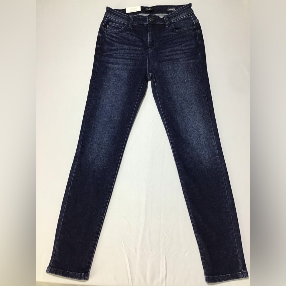 Judy Blue Dark Wash High Rise Skinny Jeans - Picture 3 of 11